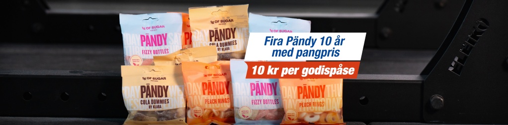 Fira Pndy 10 r med pangpris | 10 kr per godispse